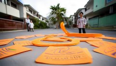 有小孩用本人不常看的书换到别致玩具时的欢